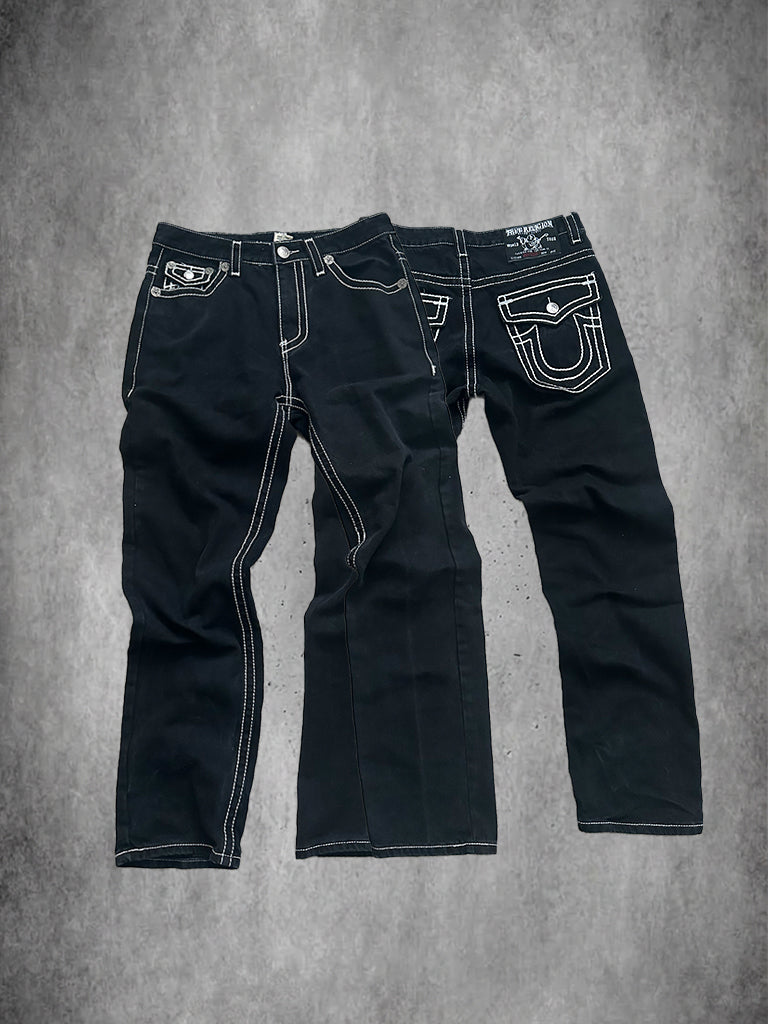True Religion Ricky Super T Jeans Black
