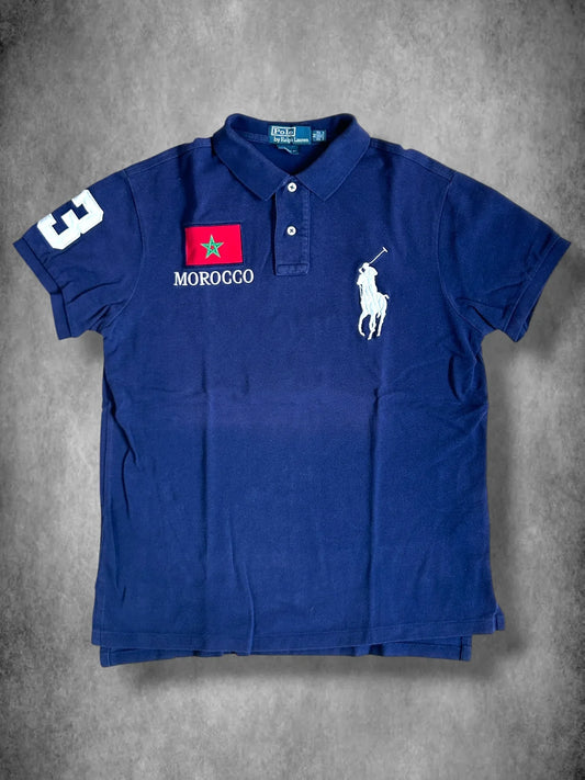 Polo Ralph Lauren Big Pony "MOROCCO" Flag Polo