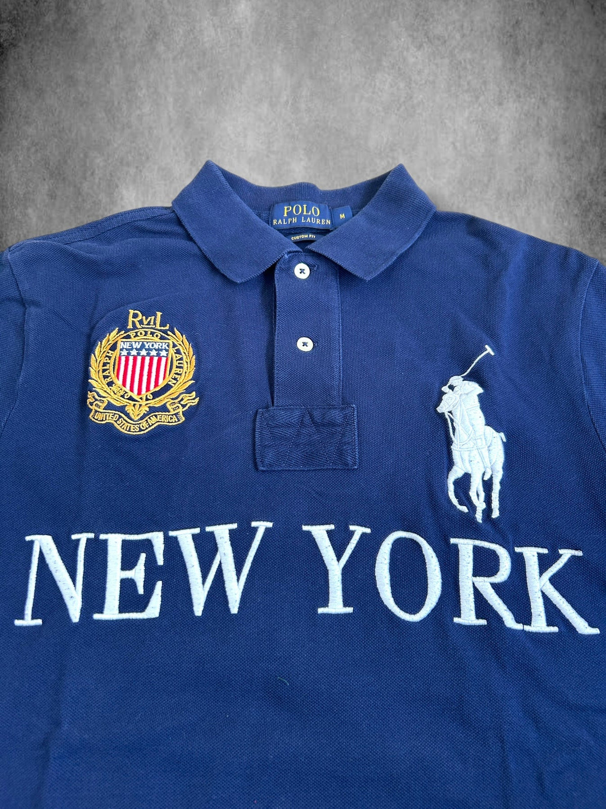 Polo Ralph Lauren Big Pony "NEW YORK" City Polo Navy